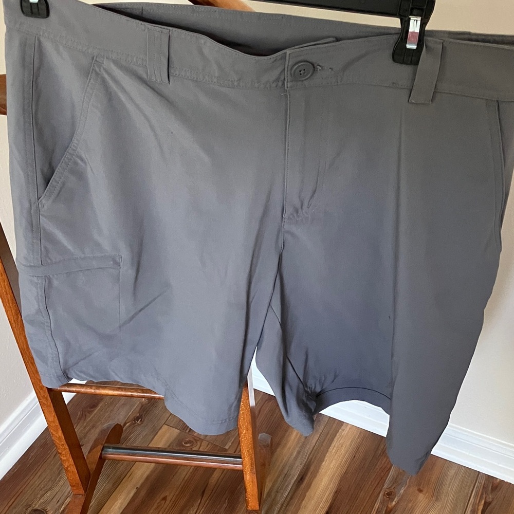 Classic Charcoal Men's Flat Front Shorts